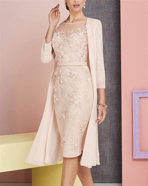 Buy 2 Pieces Tea Length Mother of The Bride Dresses with Jacket Beaded Lace Appliques Formal Evening Gown for Wedding and other Dresses at Amazon.com. Our wide selection is elegible for free shipping and free returns.
